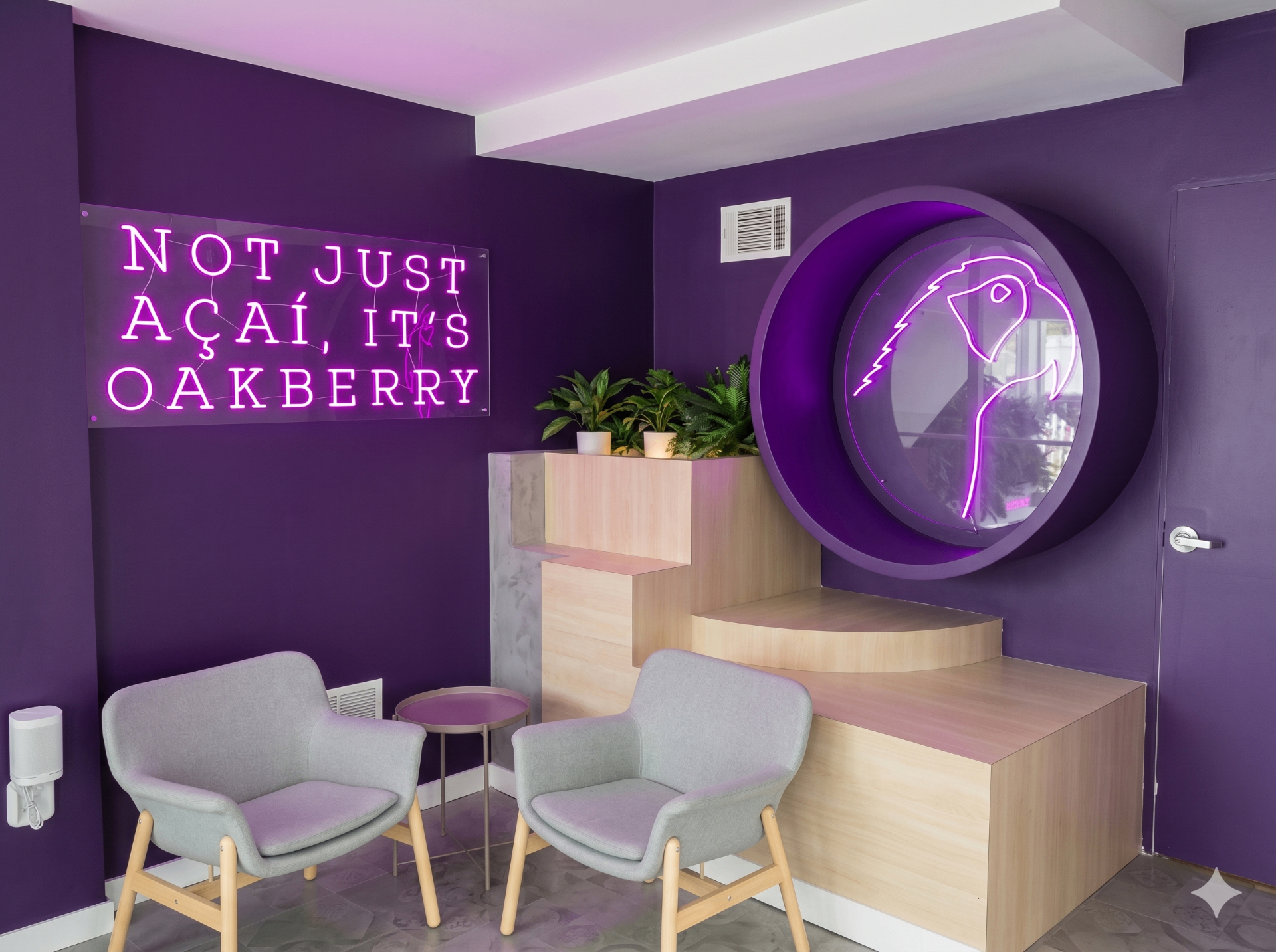 Oakberry Neon Signs
